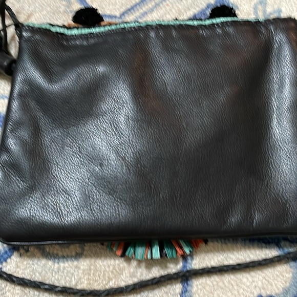 IbBan purse by Anthropologie. Leather and taffeta. Just gorgeous. - Picture 4 of 5